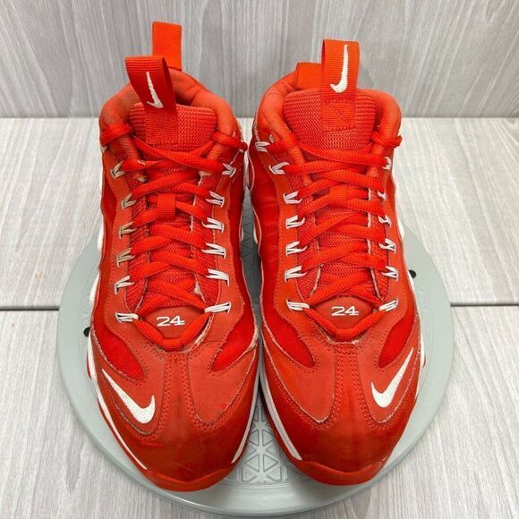 Nike Air Max 360 Diamond Griffey Red Leather Athletic Sneaker Shoes Mens Sz 9.5 - Picture 7 of 15